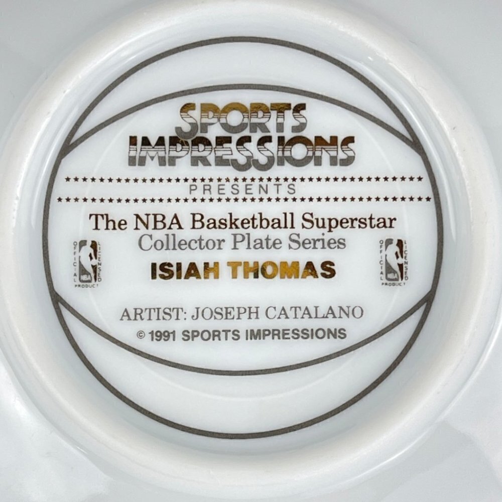 SPORTS Impressions The NBA Basketball Superstar Isiah Thomas by Joseph Catalano - Picture 3 of 11